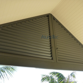 Aluminum Fixed Shutter with Operable Blade