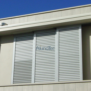 Aluminum Sliding Louvre Shutter Window