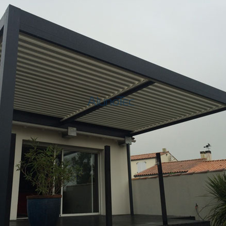 Luxury Electric Louvered Patio Cover, Motorized Louvered Patio Covers