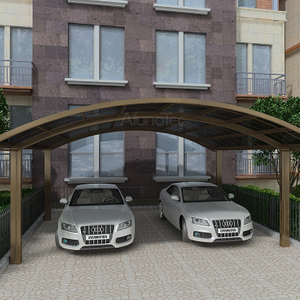 Outdoor Polycarbonate Aluminum M Style Carport For Car Garage