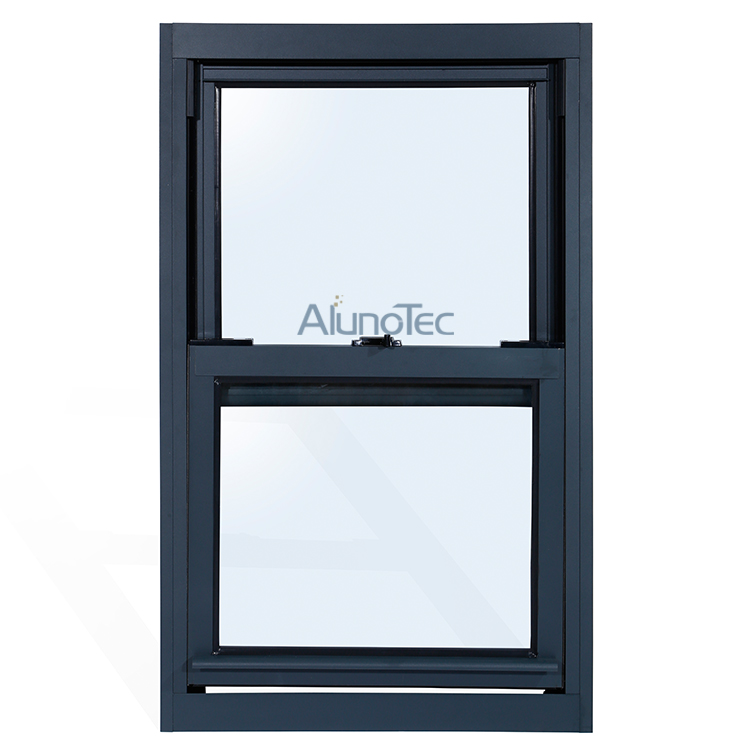Aluminum Double Hung Vertical Sliding Window 