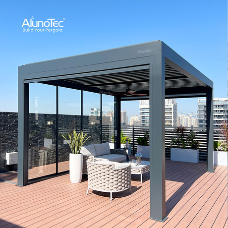 AlunoTec Pergola-Bioclimatic Pergola, Aluminum Pergola