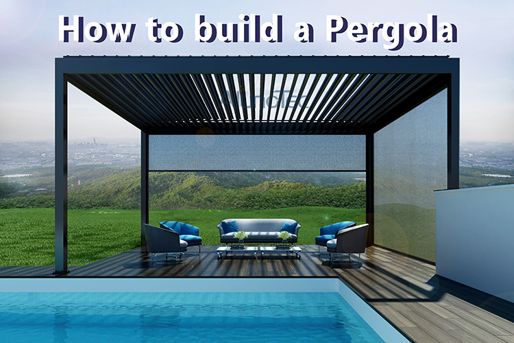 How to build a Pergola Aluminum PergolaAlunoTec