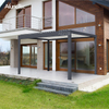 Balcony Customized Elegant Outdoor Aluminum Waterproof Gazebo Pergola Aluminio With Zipper Screen