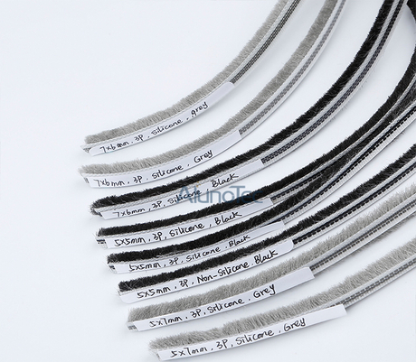 Brush Wool Pile Weather Strip For Windows