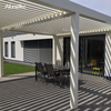 Outdoor Electric Waterproof Louvered Patio Pergola For Sunshade