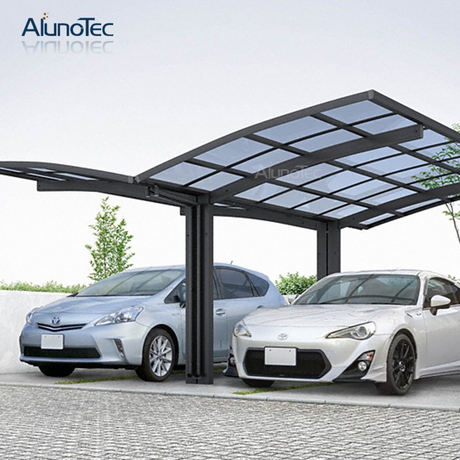 Heat Resistant Shading Aluminium Canopy Carport With Polycarbonate