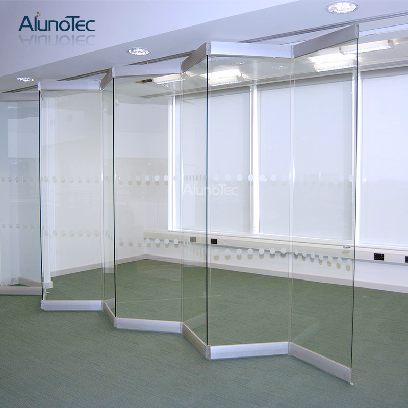 New Design Stainless Steel Frameless Glass Folding Door/Accessories