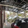 Customized Size Car Canopy Metal Frame Fixed PC roof Carport 