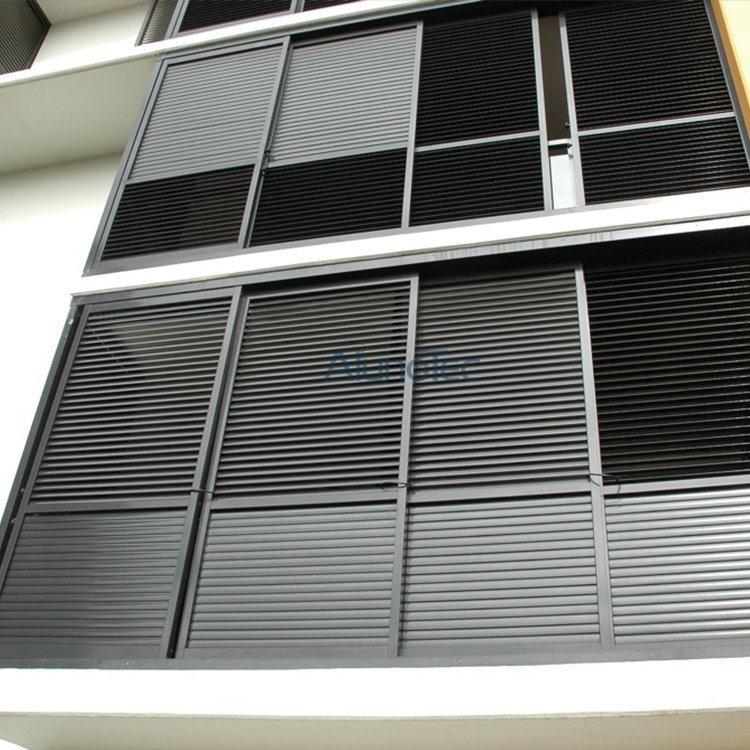 Air ventilation Operable Aluminium Blade Louvre Shutter Window