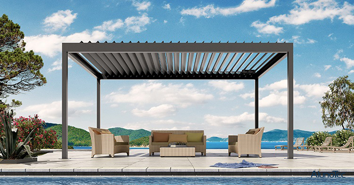 Upgrade Your Outdoor Living Space with Retractable Roof Pergola. 
