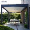 Terrace Decorative Louver Aluminium Gazebo Garden Motorized Pergola Gazebo 