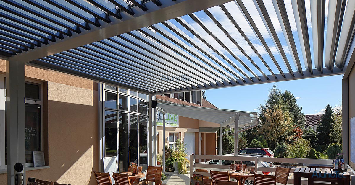 AlunoTec pergola expand your living space and extend your outdoor