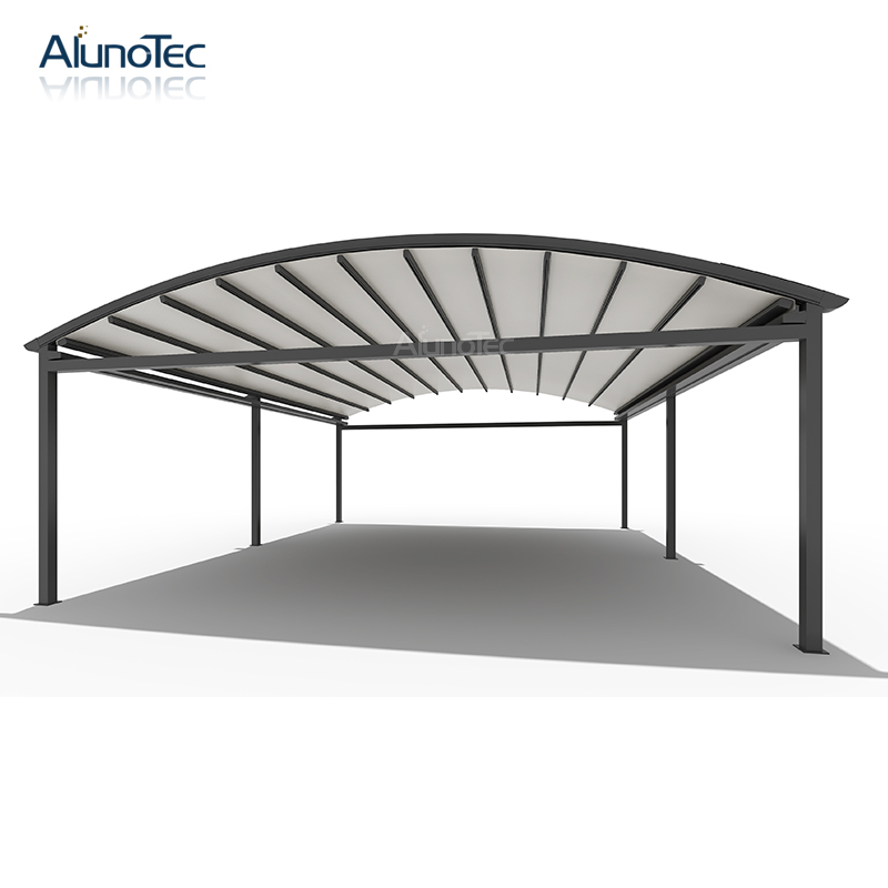 China Wholesale Opening Retractable Canopy Waterproof Aluminum Retractable Roof Awning 