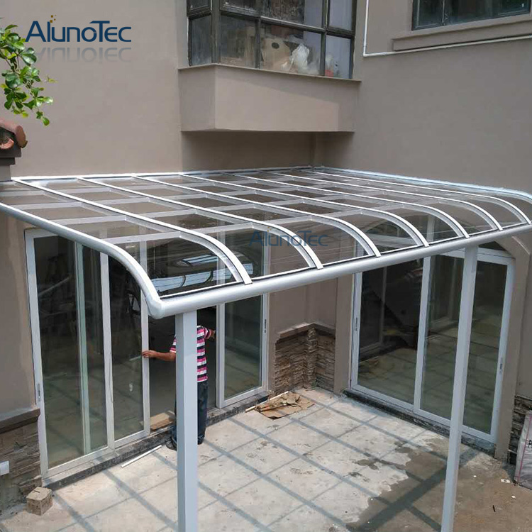  Hot Sale Factory Direct Sun Shade Awning Pergola Polycarbonate Front Door Canopy 