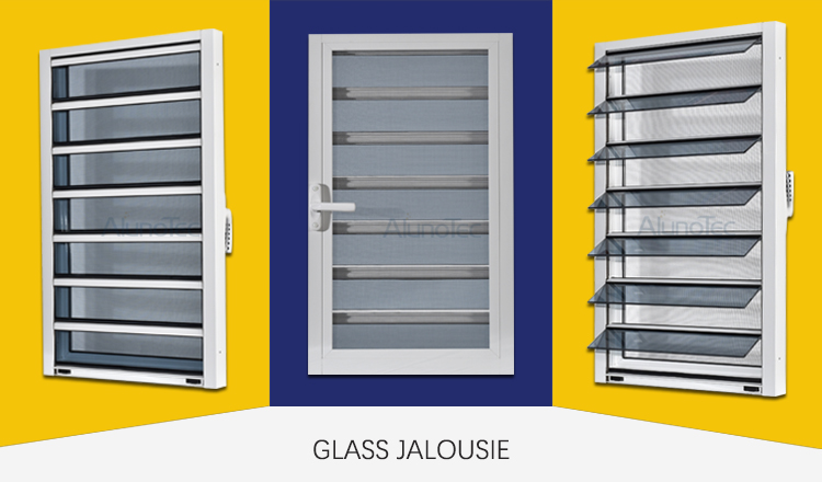 New Design Louver Blade Modern Glass Jalousie Window - Buy Glass