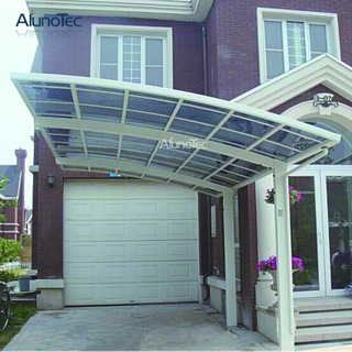 Customized Size Car Canopy Metal Frame Fixed PC roof Carport 