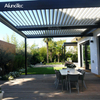 Modern Decorative Design Sun Shade Louvers Roof Waterproof Outdoor Pergola Aluminum 