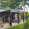 Customized Pavilion Louvered Gazebo Cover Electric Outdoor Aluminum Rainproof Pergola