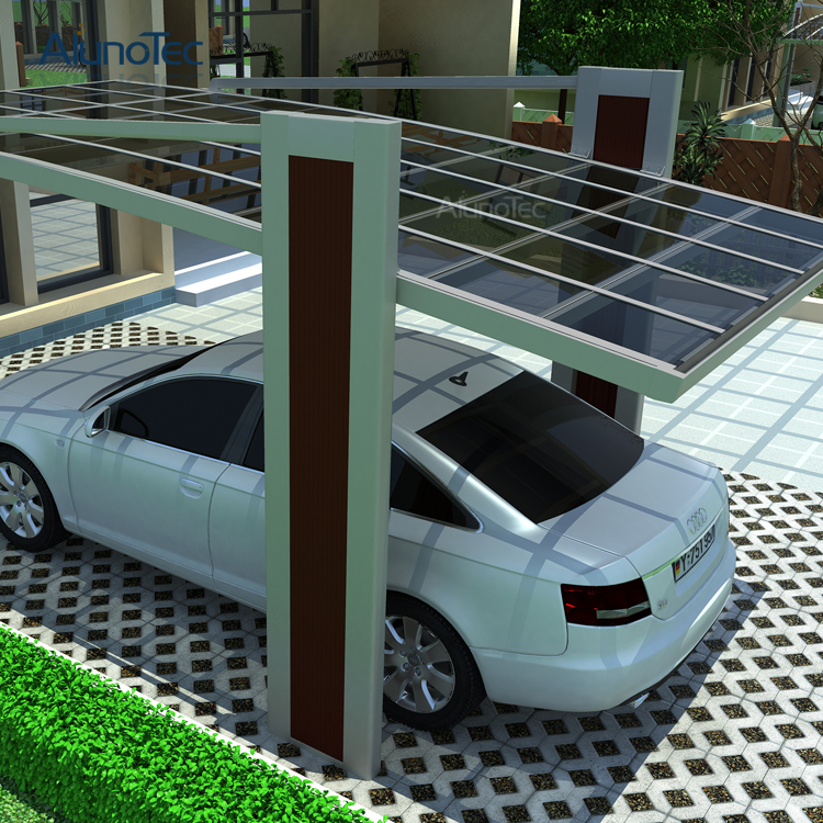 UV Proof Polycarbonate Roof and Aluminum Carport