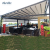 Outdoor Automatic Awning Retractable Side Awning With Curtain
