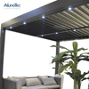 Modern Outdoor Bioclimatic Pergolas Aluminum Roof Louver Automatic Metal Pergola