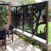 Art Decorative Carving Aluminum Perforated Metal Screen Door for Garden