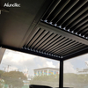 Unique Design Motorized Bioclimatic Pergola Louver Blade Roof System For Patio 