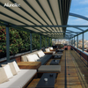 Electric Waterproof Retractable Pergola Roof For Outdoor Restaurant