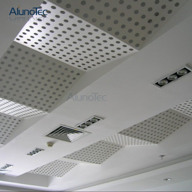 Heat Resistant Aluminium Perforated Suspended Ceiling Panel Board