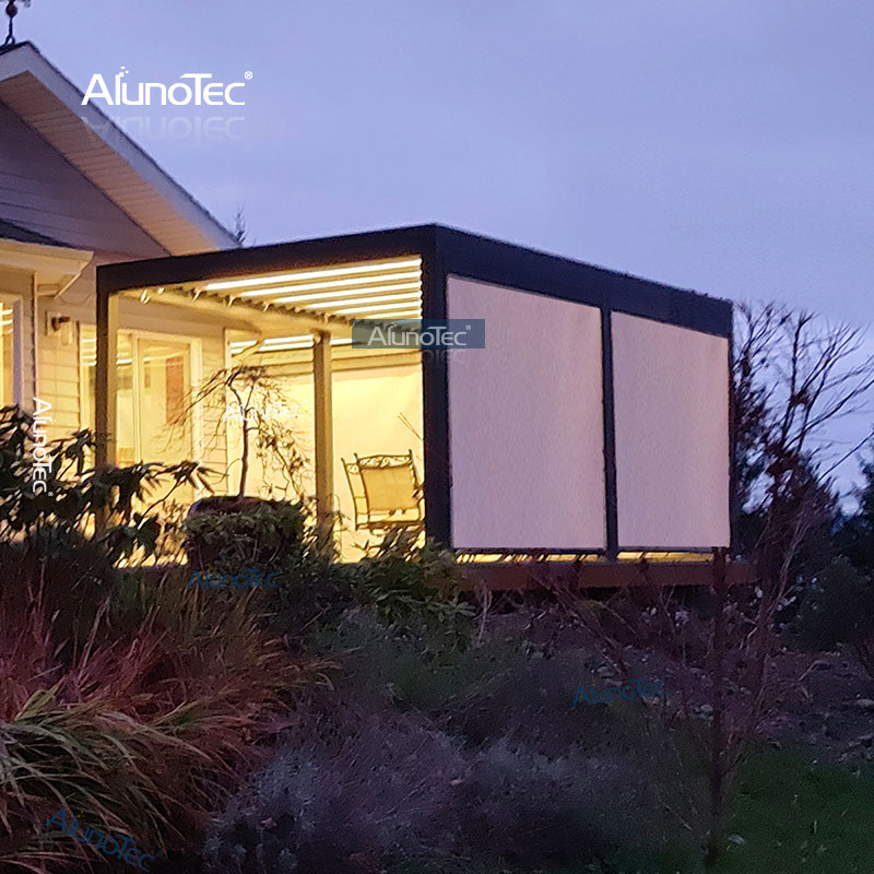 Pergolux Motorized Freestanding Modular Pergola Bioclimatic Gazebo for New Home