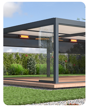 AlunoTec Pergola-Bioclimatic Pergola, Aluminum Pergola