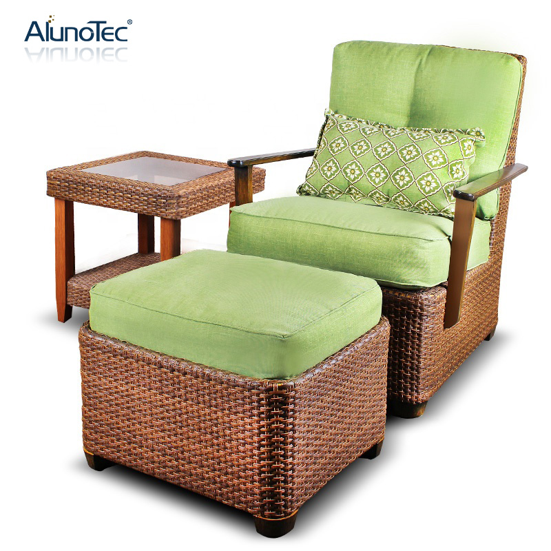 Outdoor Furniture Lounge Set Garden Furniture Chaise Lounge Balcony Rattan Lounge Chair