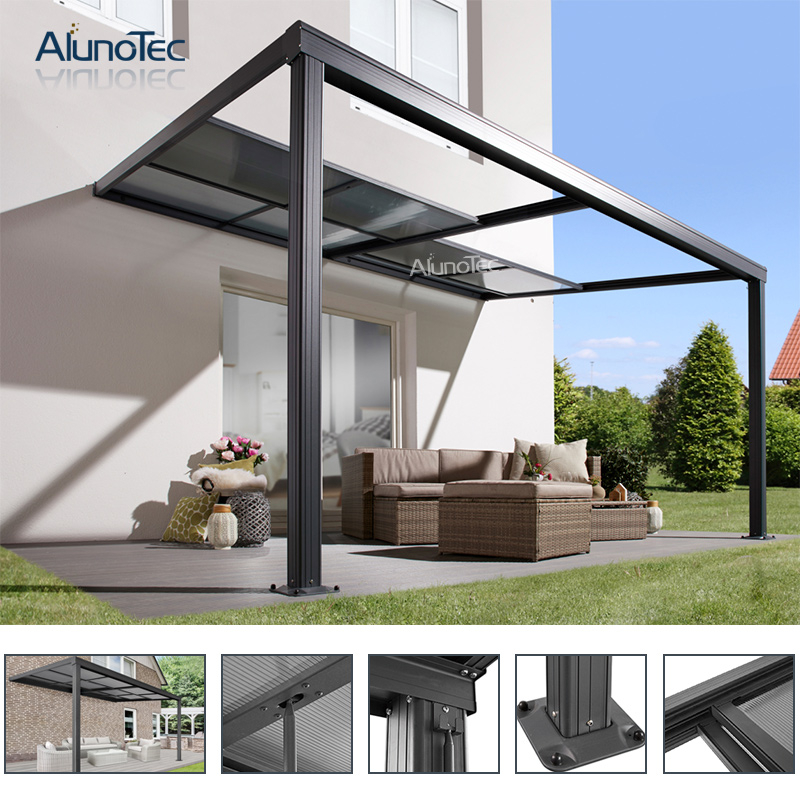 PVC Pergola Patio Cover System Terrace Sliding Polycarbonate Roof Buy