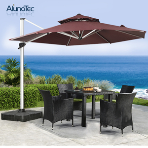 Sunshade Garden Furniture Patio Parasols Aluminum Roman Outdoor Umbrellas