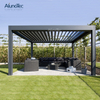Outdoor Shade Gazebo Garden Bioclimatic Pergola Louver