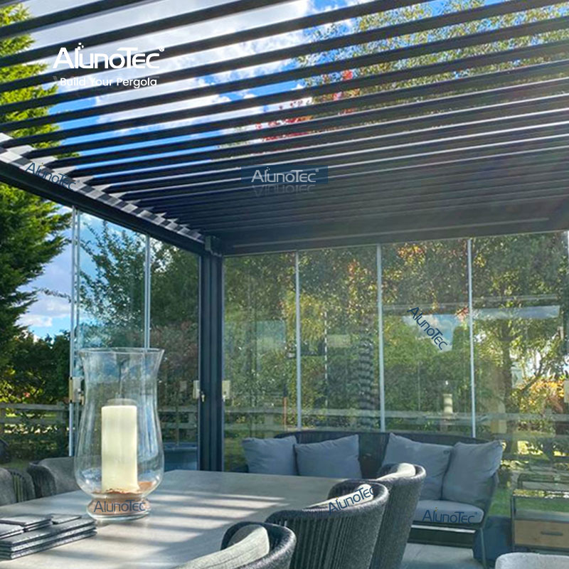 AlunoTec 6m X 4m Alfresco Louvre Diy Pergola System for Delivery Costs ...