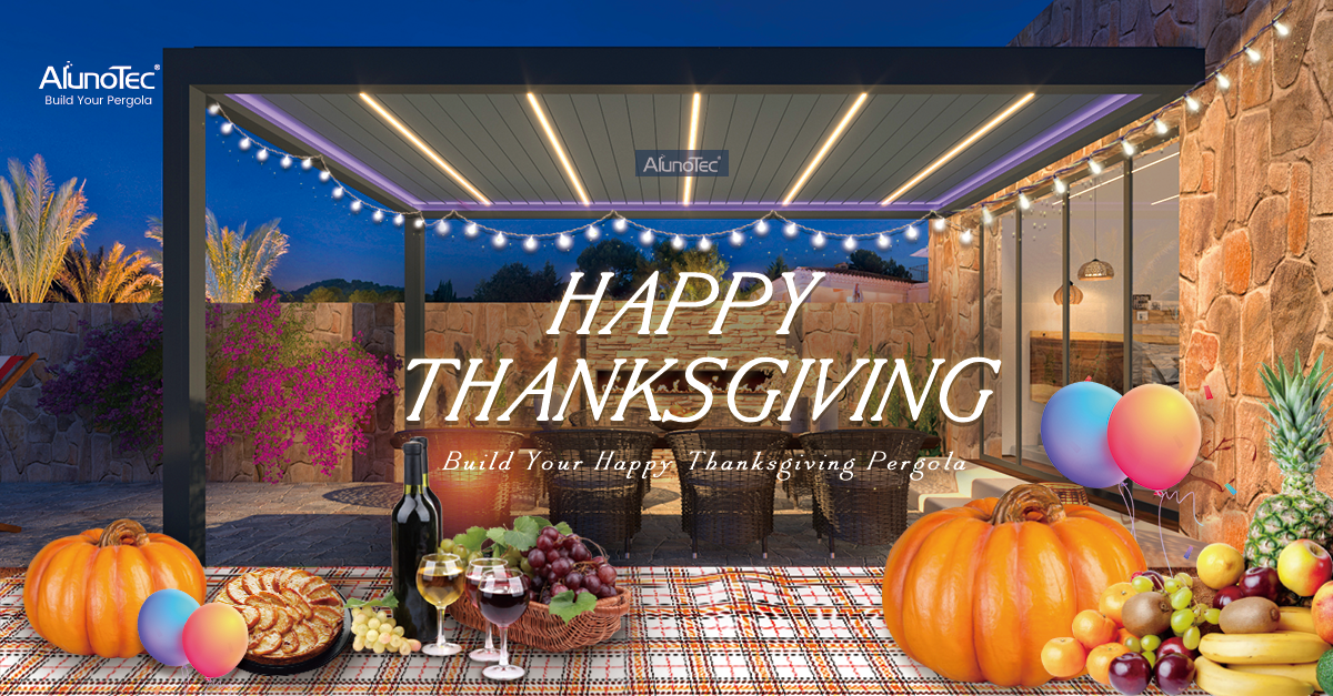 Build Your Happy Thanksgiving Pergola