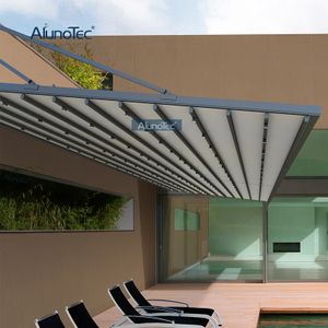 Opening Closing Electric Outdoor Retractable Roof Awnings