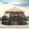 Sunshine Outdoor Luxury Tent Aluminum Alloy Frame Sun Protection Cool Garden Hotel Sunroom