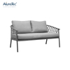 Waterproof Fabric Aluminum Frame Outdoor Sofa Glass Table Furniture Sectional Modular Sofas