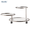 Modern Dseign Home Round Movable Side Table Rotating Coffee Table